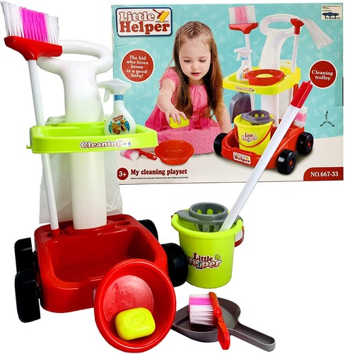 Kinder putzwagen mit zubehör - kinder-putzwagen,